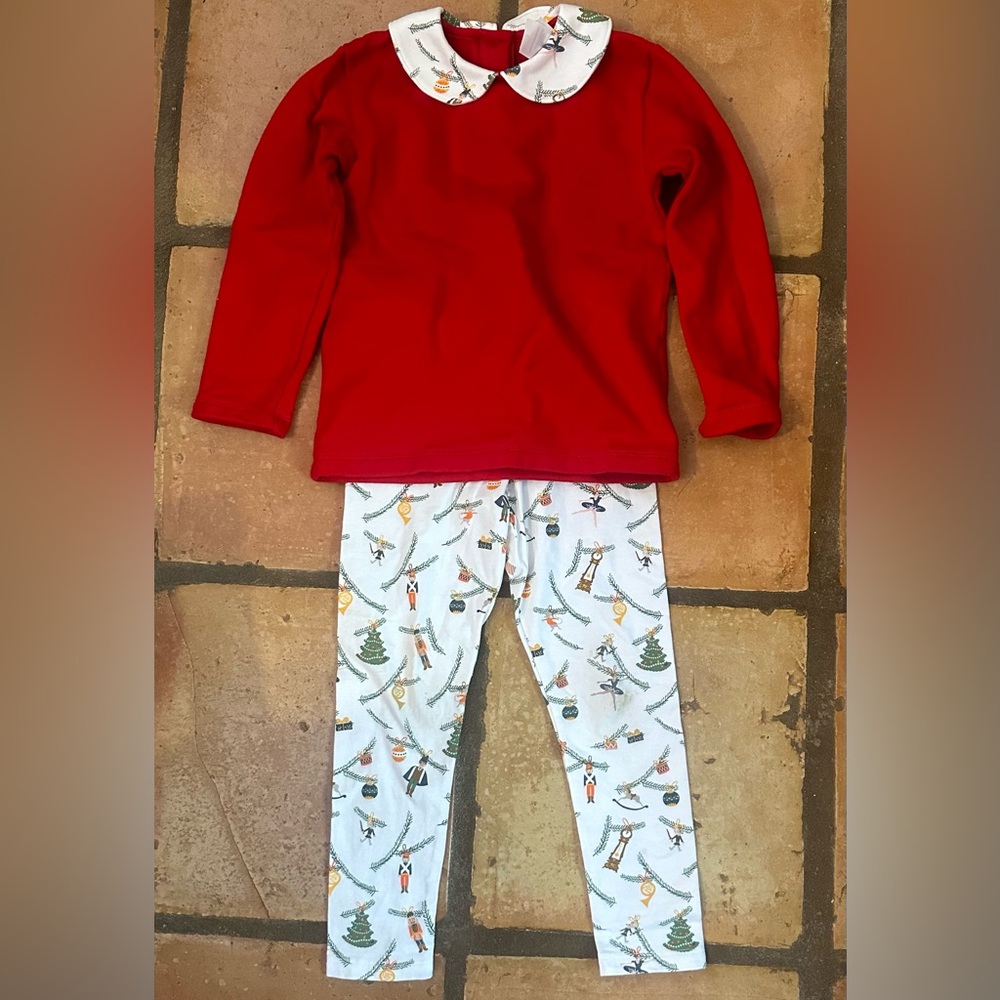 Bella Bliss Christmas Top and Legging Set
